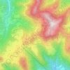 Mapa topográfico Cantul, altitud, relieve