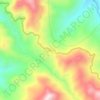 Mapa topográfico Piphema, altitud, relieve