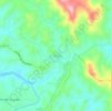 Mapa topográfico El Tambo, altitud, relieve