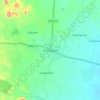 Mapa topográfico Choutuppal, altitud, relieve