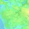 Mapa topográfico Kerangre, altitud, relieve