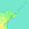 Mapa topográfico Point Abbaye Natural Area Baraga County Park, altitud, relieve