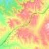 Mapa topográfico 柏井镇, altitud, relieve