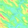 Mapa topográfico Mannamplavu, altitud, relieve
