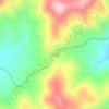Mapa topográfico Fredonyer Pass, altitud, relieve