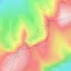 Mapa topográfico Coire an t-Sneachda, altitud, relieve