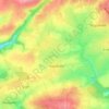 Mapa topográfico Hameau Jourdan, altitud, relieve