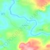 Mapa topográfico Alcantilado, altitud, relieve