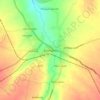 Mapa topográfico Dachepalli, altitud, relieve