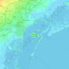 Mapa topográfico Venezia, altitud, relieve