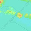 Mapa topográfico Herschell Island, altitud, relieve