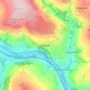 Mapa topográfico Midgley, altitud, relieve