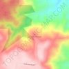 Mapa topográfico Misty Mountain, altitud, relieve