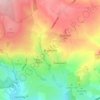 Mapa topográfico Braythorn, altitud, relieve