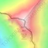 Mapa topográfico Hillary Step, altitud, relieve