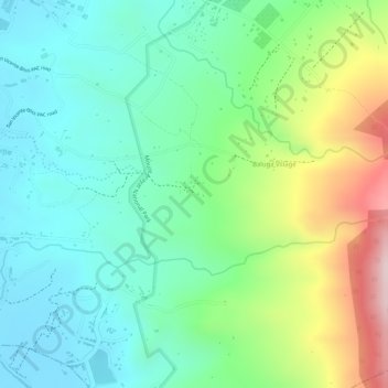 Mapa topográfico is, altitud, relieve