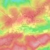 Mapa topográfico Oignies-en-Thiérache, altitud, relieve