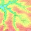 Mapa topográfico Iffigheim, altitud, relieve
