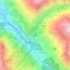Mapa topográfico Les Prés, altitud, relieve