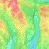 Mapa topográfico Veruno, altitud, relieve