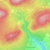Mapa topográfico Gräfenbacher Hütte, altitud, relieve