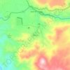 Mapa topográfico Porco, altitud, relieve
