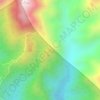 Mapa topográfico Buttu Limbong, altitud, relieve