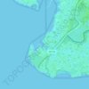 Mapa topográfico Steward Bayou, altitud, relieve