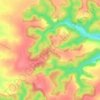 Mapa topográfico Садки, altitud, relieve