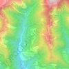 Mapa topográfico Azzano, altitud, relieve