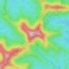 Mapa topográfico Scotsman Mountain, altitud, relieve