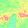Mapa topográfico Sirnabaya, altitud, relieve