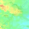 Mapa topográfico Brisas de Maurica, altitud, relieve