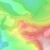 Mapa topográfico Планиница, altitud, relieve