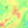 Mapa topográfico Llynfaes, altitud, relieve