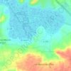 Mapa topográfico Hameau Vaultier, altitud, relieve