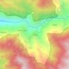 Mapa topográfico Kalaciri, altitud, relieve