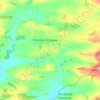 Mapa topográfico Wordland Cross, altitud, relieve