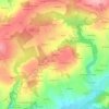 Mapa topográfico L'Elléouet, altitud, relieve