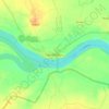 Mapa topográfico Seorinarayan, altitud, relieve