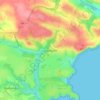 Mapa topográfico Stackpole, altitud, relieve