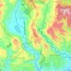 Mapa topográfico Iba, altitud, relieve