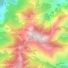 Mapa topográfico Bhaili, altitud, relieve