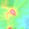 Mapa topográfico Nightcap, altitud, relieve