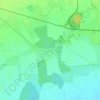 Mapa topográfico Fusea, altitud, relieve