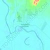 Mapa topográfico Santo Antônio de Leverger, altitud, relieve