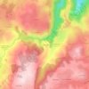 Mapa topográfico Le Luchadou, altitud, relieve
