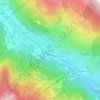 Mapa topográfico La Chirouze, altitud, relieve