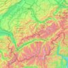 Mapa topográfico Bezirk See;District du Lac, altitud, relieve