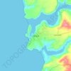 Mapa topográfico Devgad, altitud, relieve